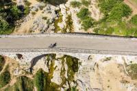 Pont Julien dans le Luberon vue du ciel Provence-Alpes-Côte-d’Azur