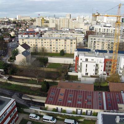 Photo aérienne de Vitry sur Seine en vue aérienne par drone