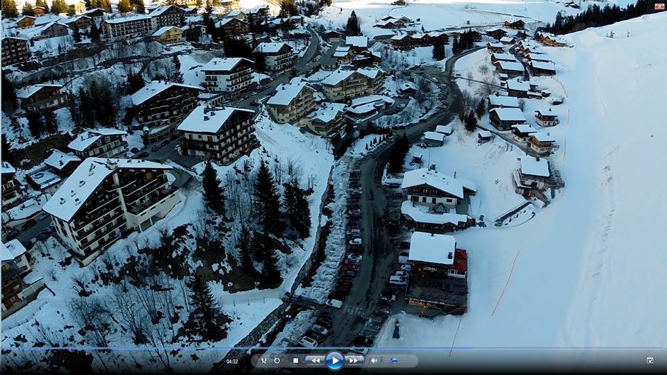 Prise de vue aérienne en photo Le Grand Bornand