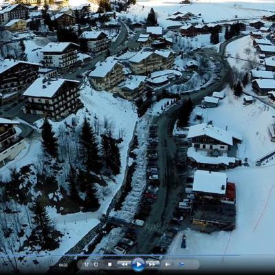 Prise de vue aérienne en photo Le Grand Bornand