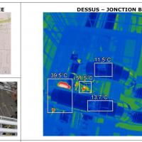 Recherche déperdition thermique par thermographie aérienne