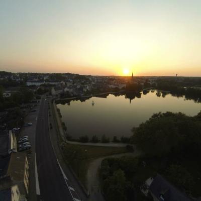 Rosporden, photo aérienne par drone