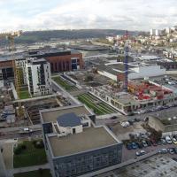 Rouen en Normandie photographié par un drone