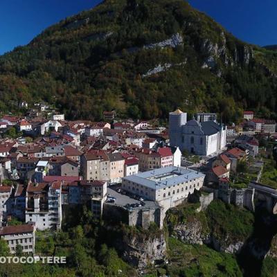 Saint Claude en photo aérienne par drone