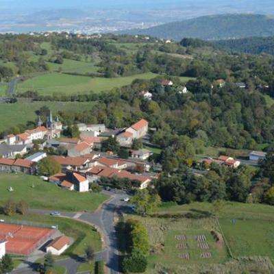 Saint Genès Champanelle, photo aérienne par drone