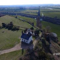 Saint-Samson-de-la-Roque en Normandie vue du ciel