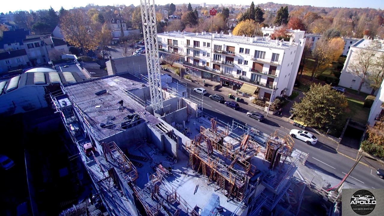 Suivi de chantier en photo aérienne par drone