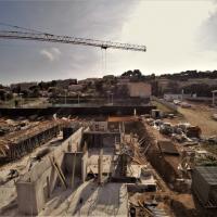 Suivi de chantier en prise de vu aérienne d'un drone