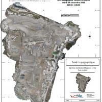 Topographie drone avec orthophoto pour courbes de niveau