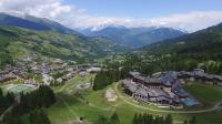 Valmorel, photo aérienne par drone en Savoie