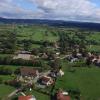 Village de Vernierfontaine en vue aérienne par drone