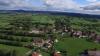 Village de Vernierfontaine en vue aérienne par drone