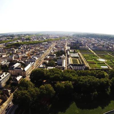 Versailles vue du ciel par drone