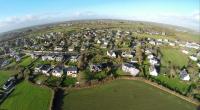 Village de Locmaria-Plouzané en Bretagne vue du ciel