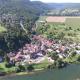 Photographie en vue aerienne de Chalèze dans le Doubs