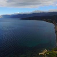 Vue aérienne de la Corse photographiée par un drone