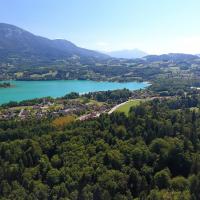 Paysage vue du ciel en Bourgogne-Franche-Comté