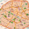Arrondissements paris en vue aerienne par drone