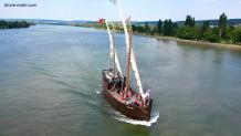 Bateau photographie par drone