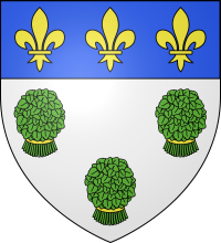 Blason de la ville de Vernon dans l'Eure en Normandie