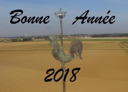 Bonne année 2018 Drone-malin