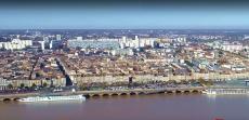 Bordeaux vu du ciel de Gironde Nouvelle-Aquitaine