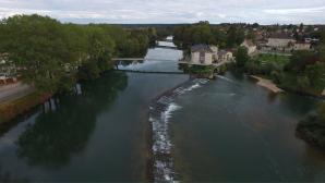 Prestations par drone en Bourgogne-Franche-Comté, vue aérienne de Dole