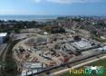 Chantier en vue aerienne photographie par un drone