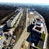 Chantier en vue aerienne