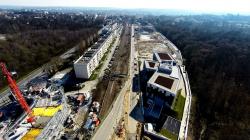 Chantier en vue aerienne