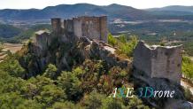 Château photographié par un drone dans le Haut-Var en Provence-Alpes-Côte d'Azur