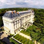 Chateau vue aerienne trianon versailles region parisienne
