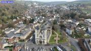 Collegiale notre dame des andelys en vue aerienne par pilote de drone eure normandie 20210111 191117