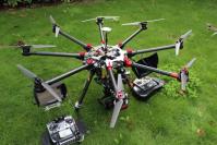 Drone octocopter pour le cinéma