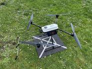 Drone pour pulvérisation basse pression