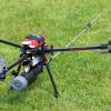 Drone tueur de frelons equipe de sa lance