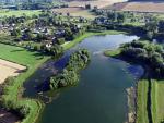 Etang normand vue du ciel