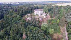 Eure en drone photographie aérienne château 