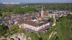 Eure en drone photo aerienne conches en ouche