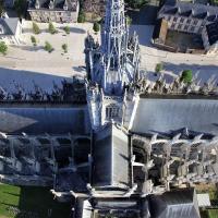 Eure en drone photo aerienne de la cathedrale evreux a20211202 112113 2
