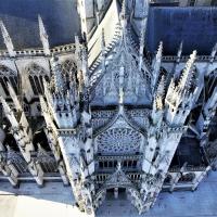 Eure en drone photographie aerienne de la cathedrale evreux a20211202 112602 2