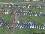 Evenement rasemblement voiture photographie aerienne