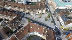 Evreux centre photographie aérienne par drone