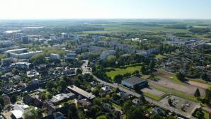 Evreux en vue aérienne photo par drone