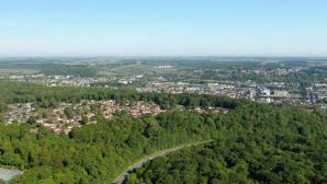 Evreux photographiée par pilote de drone professionnel