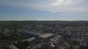 Evreux vue du ciel par un drone