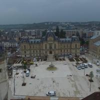 Evreux vue du ciel photographie par drone