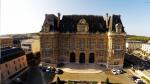 Facade chateau vue aerienne 