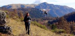 Film aérien par pilote de drone