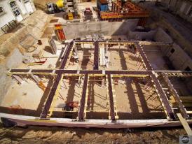 Image aérienne de suivi de chantier par drone en Provence-Alpes-Côte-d’Azur